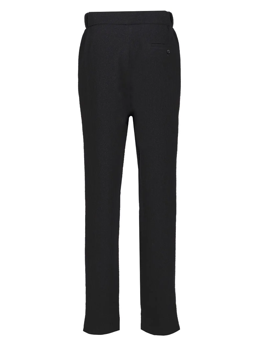 Textured Back-Pocket Trousers