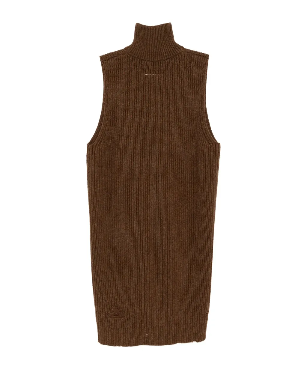 Mm6 Maison Margiela Sleeveless Knitted Cardigan