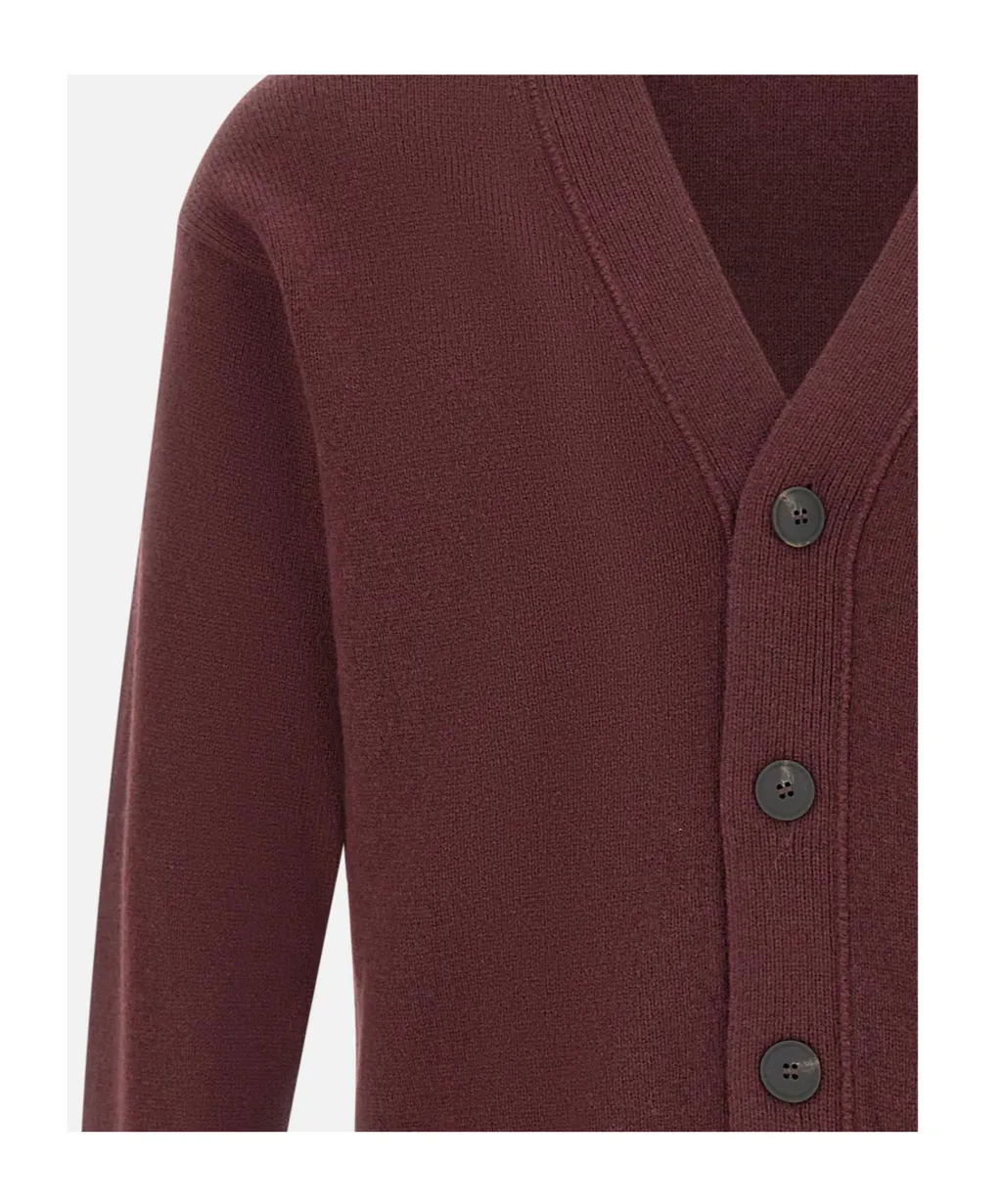 Long-Sleeved Button-Up Cardigan