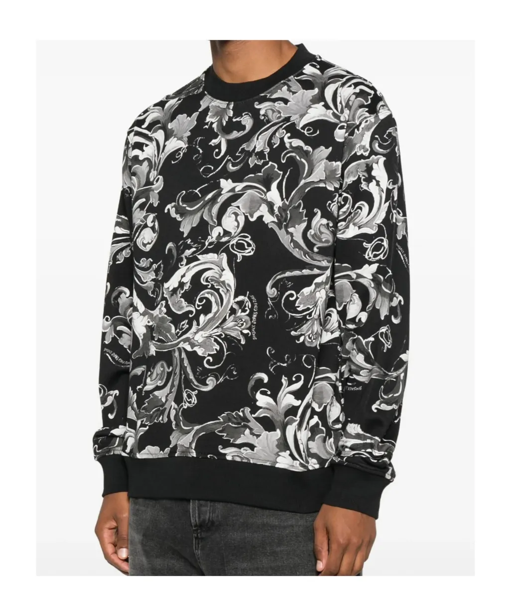 Baroque-Print Sweatshirt