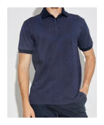 Paisley-Print Cotton Polo Shirt