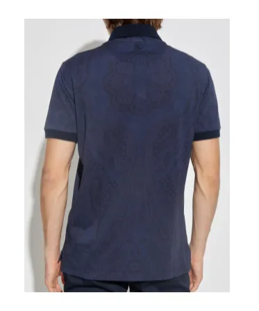 Paisley-Print Cotton Polo Shirt