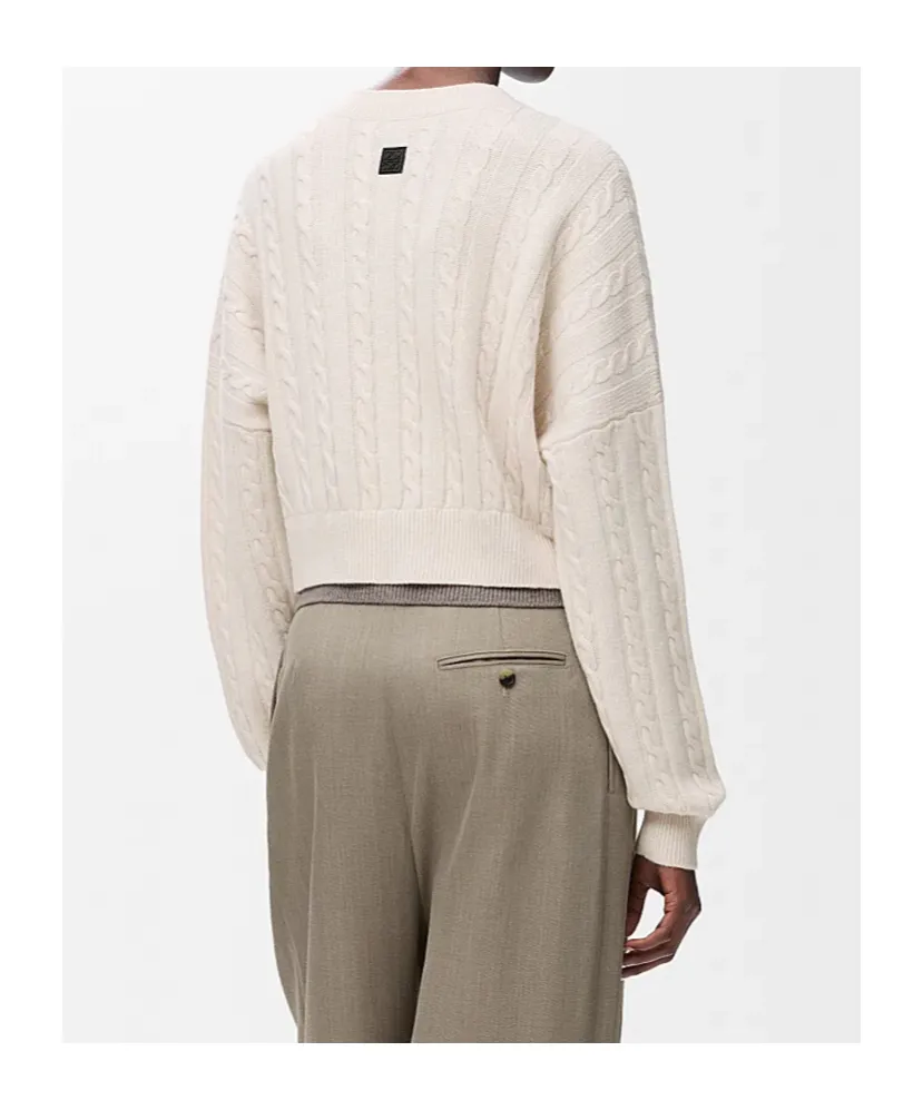 Loewe Anagram Patch Cropped Jumper