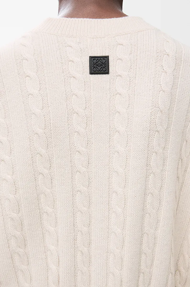 Loewe Anagram Patch Cropped Jumper