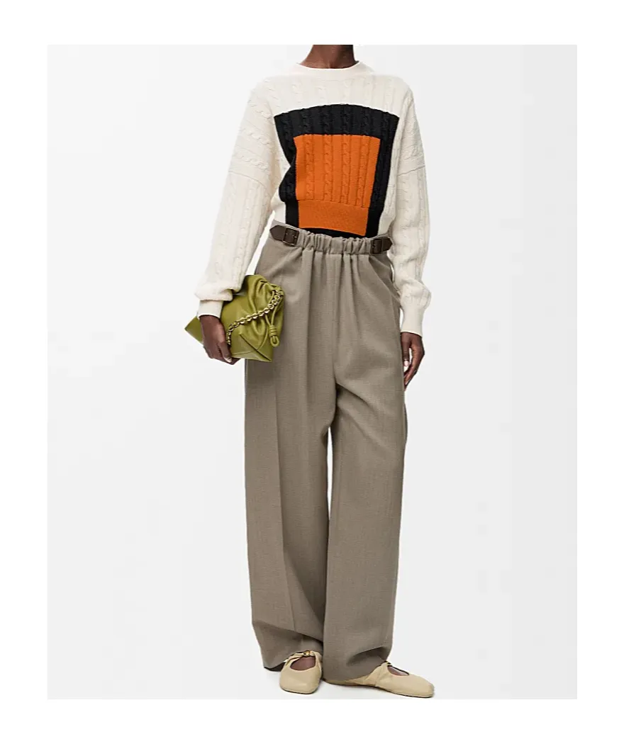 Loewe Anagram Patch Cropped Jumper