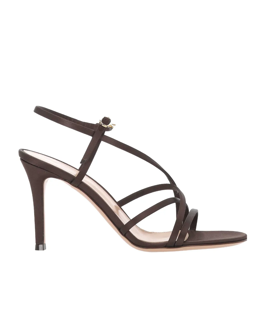 Gianvito Rossi Open Toe Buckled Sandals