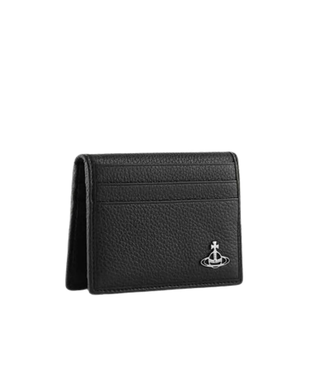 Orb-Plaque Bi-Fold Wallet