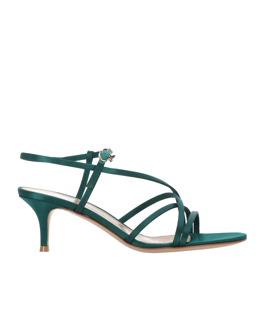 Gianvito Rossi Buckle Detailed Heeled Sandals