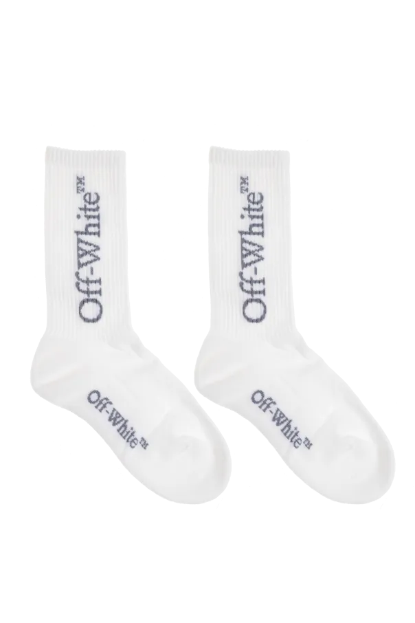 Off-White Logo Detailed Knitted Socks