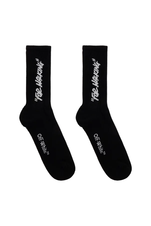 Logo-Embroidered Socks