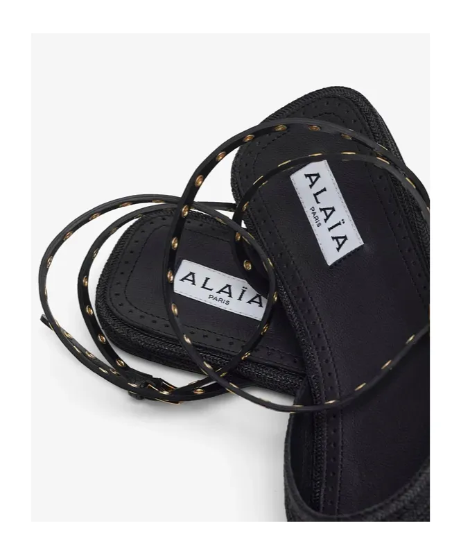 Studded-Strap Sandals