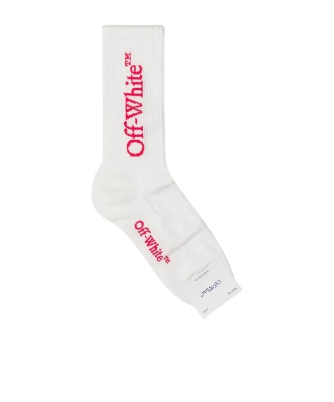 Logo-Embroidered Ribbed Socks