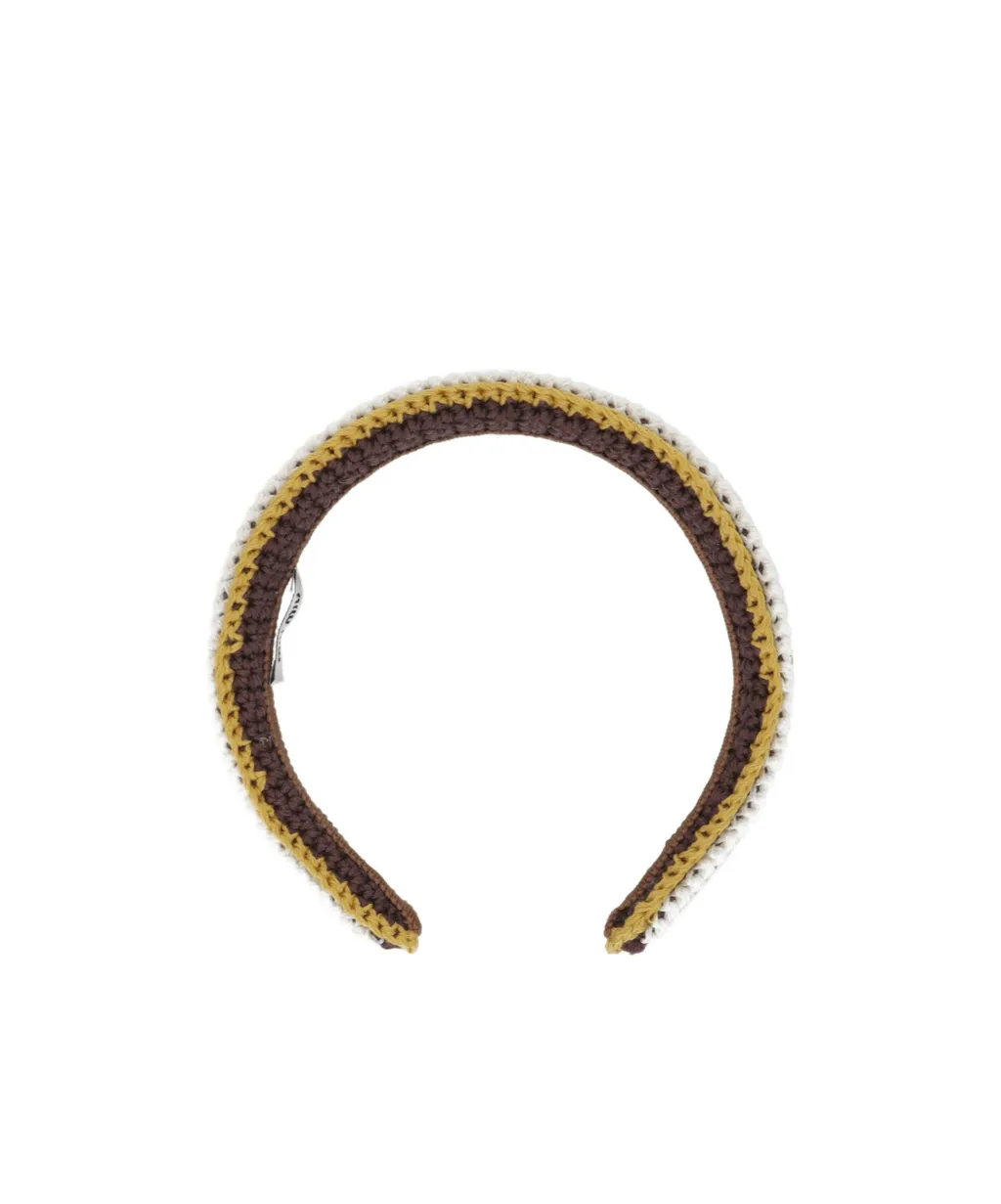 Crochet-Striped Headband