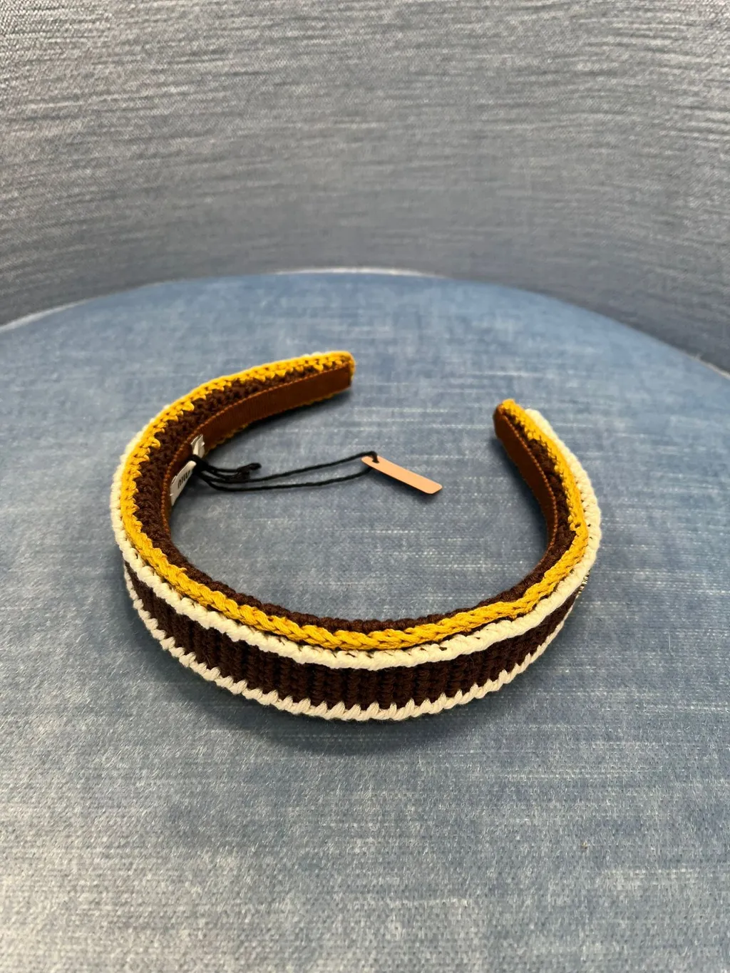 Crochet-Striped Headband