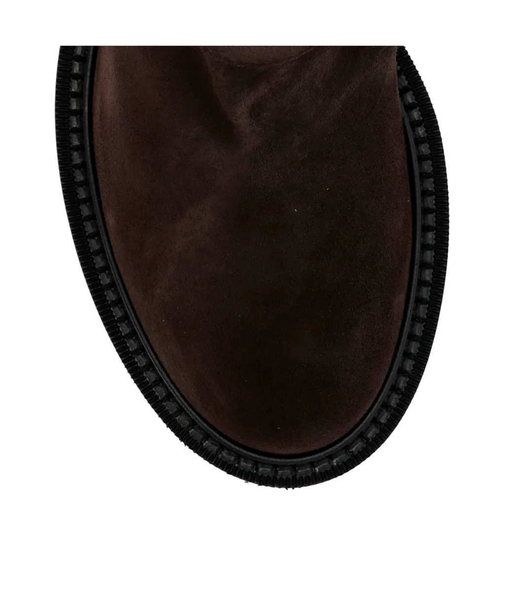Via Roma 15 Buckled Zip Boots