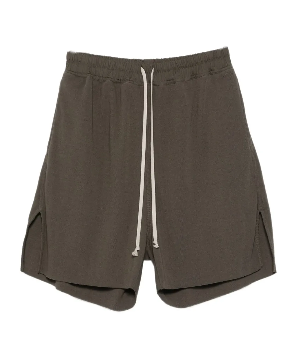 Drawstring Side-Split Shorts