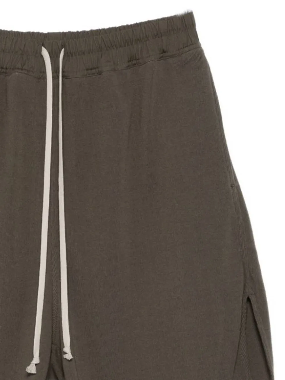 Drawstring Side-Split Shorts
