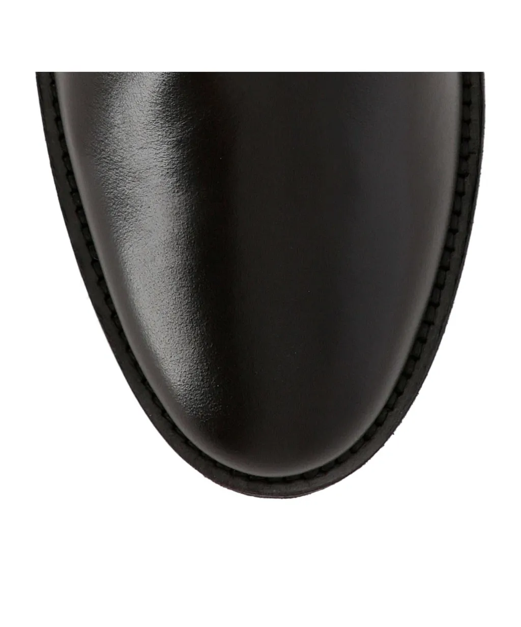 Via Roma 15 Gold Plaque Knee Boots