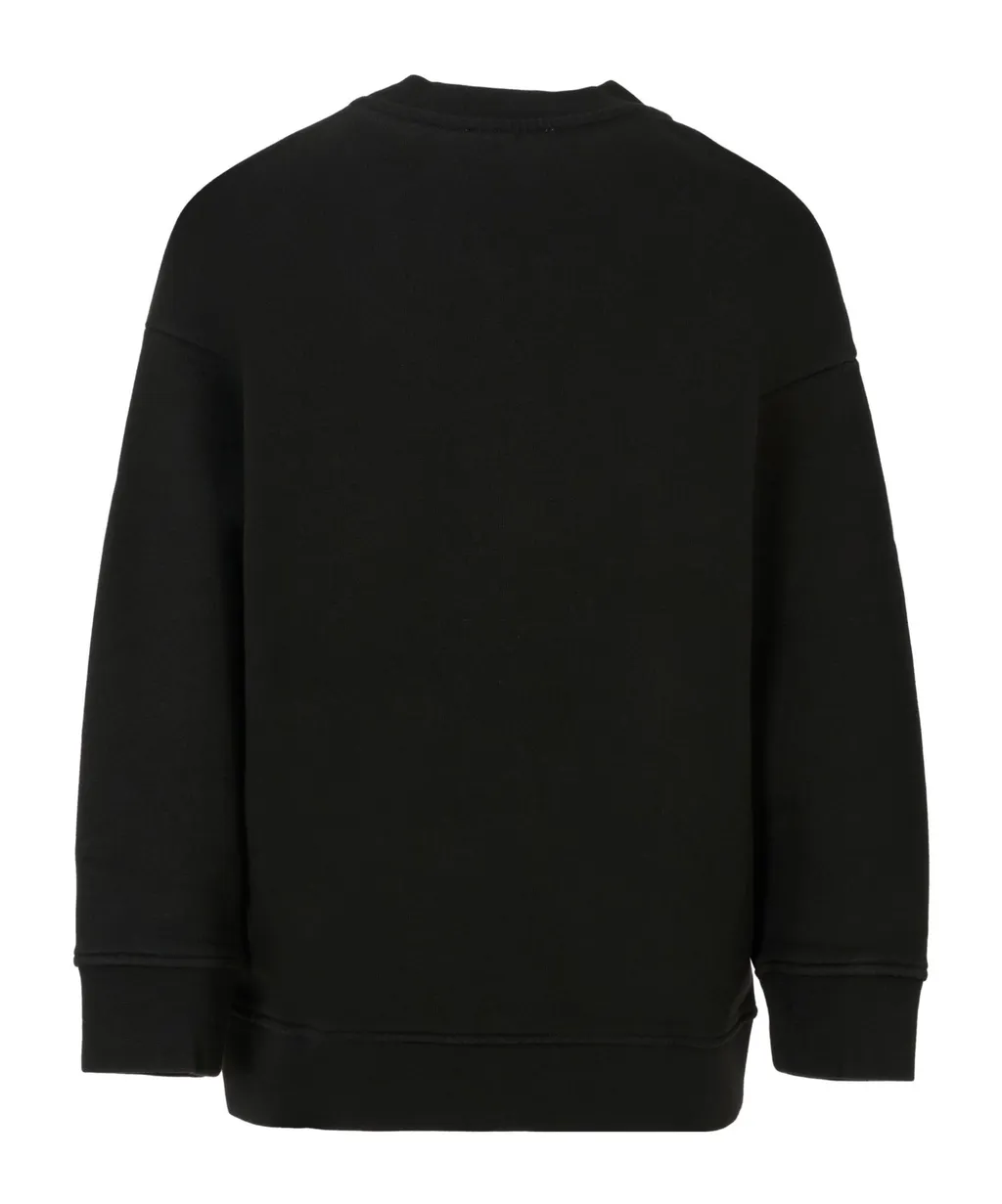 Sweatshirt With White Logo