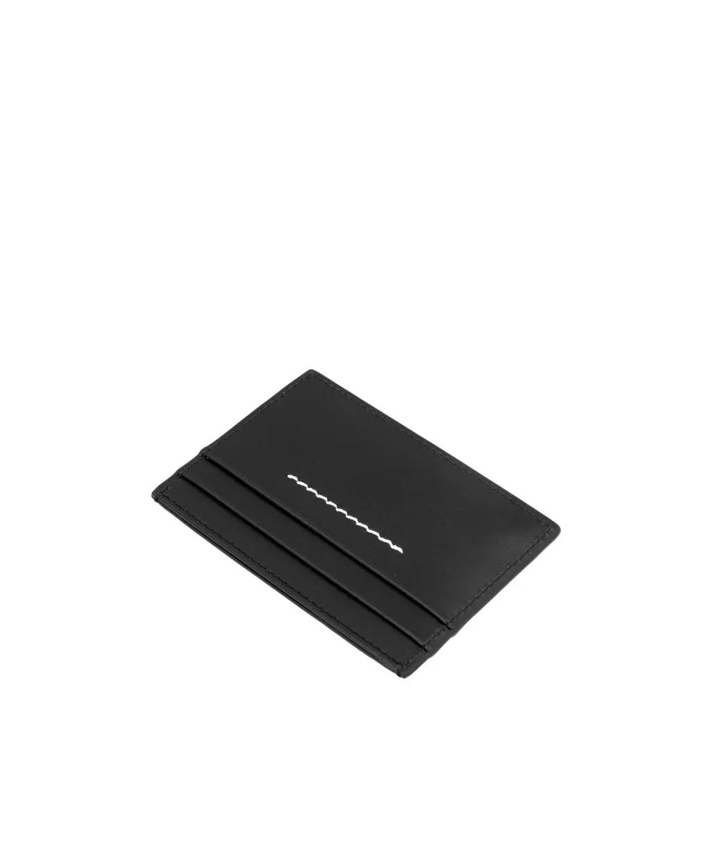 Mm6 Maison Margiela Logo Patch Open Top Cardholder