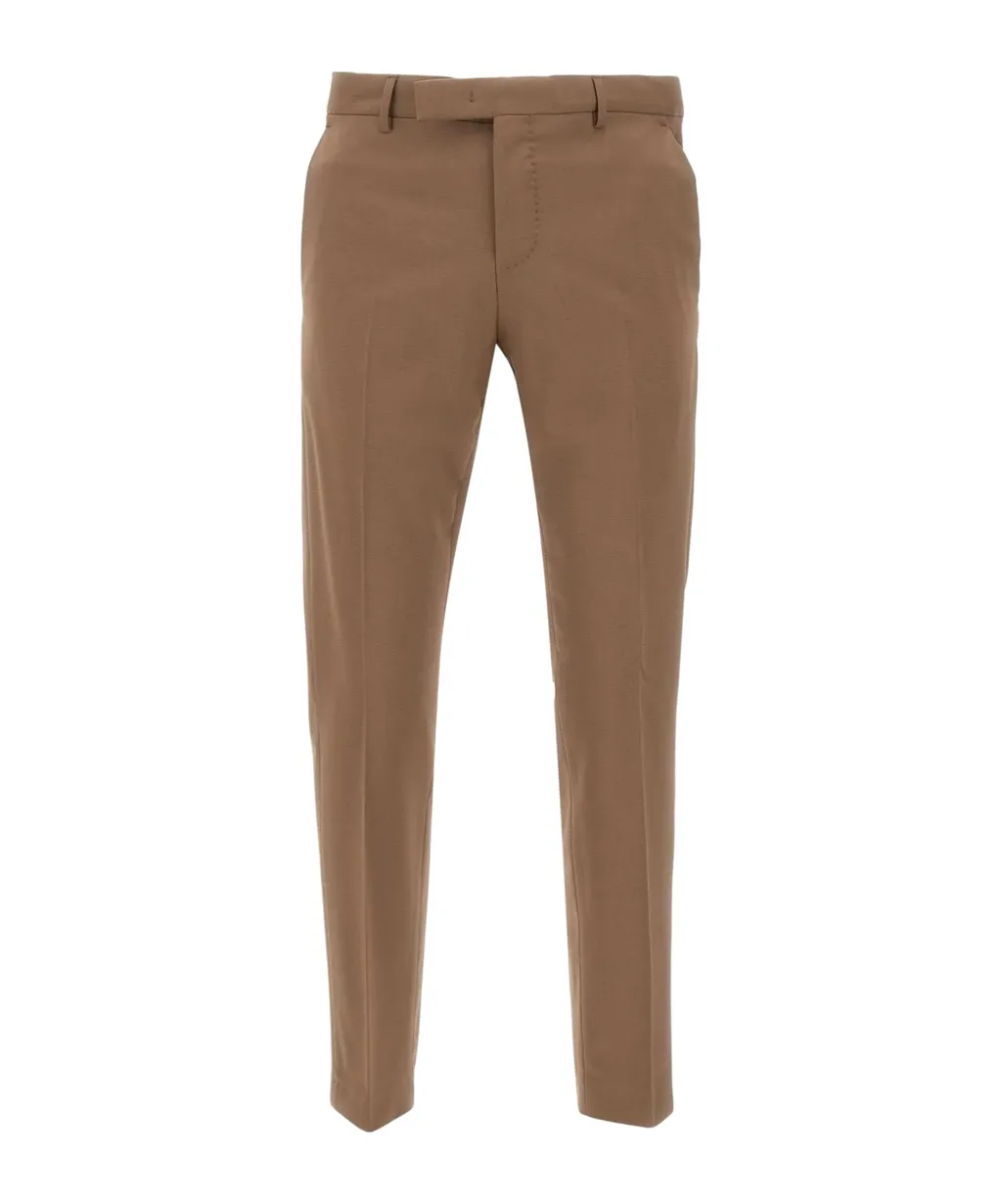 Pt Torino Dieci Flat Front Pants