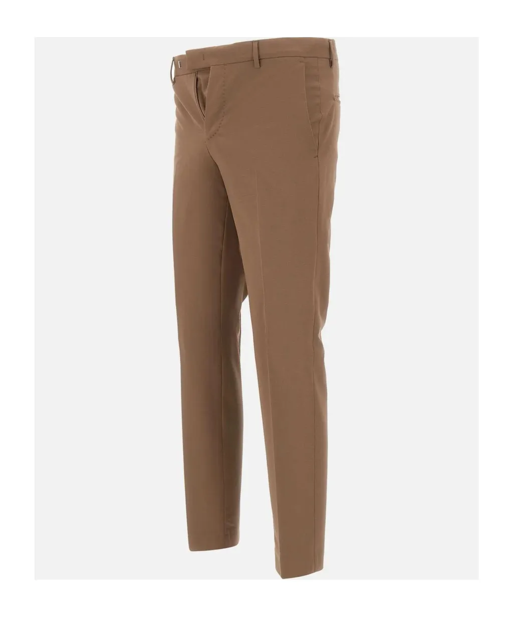 Pt Torino Dieci Flat Front Pants