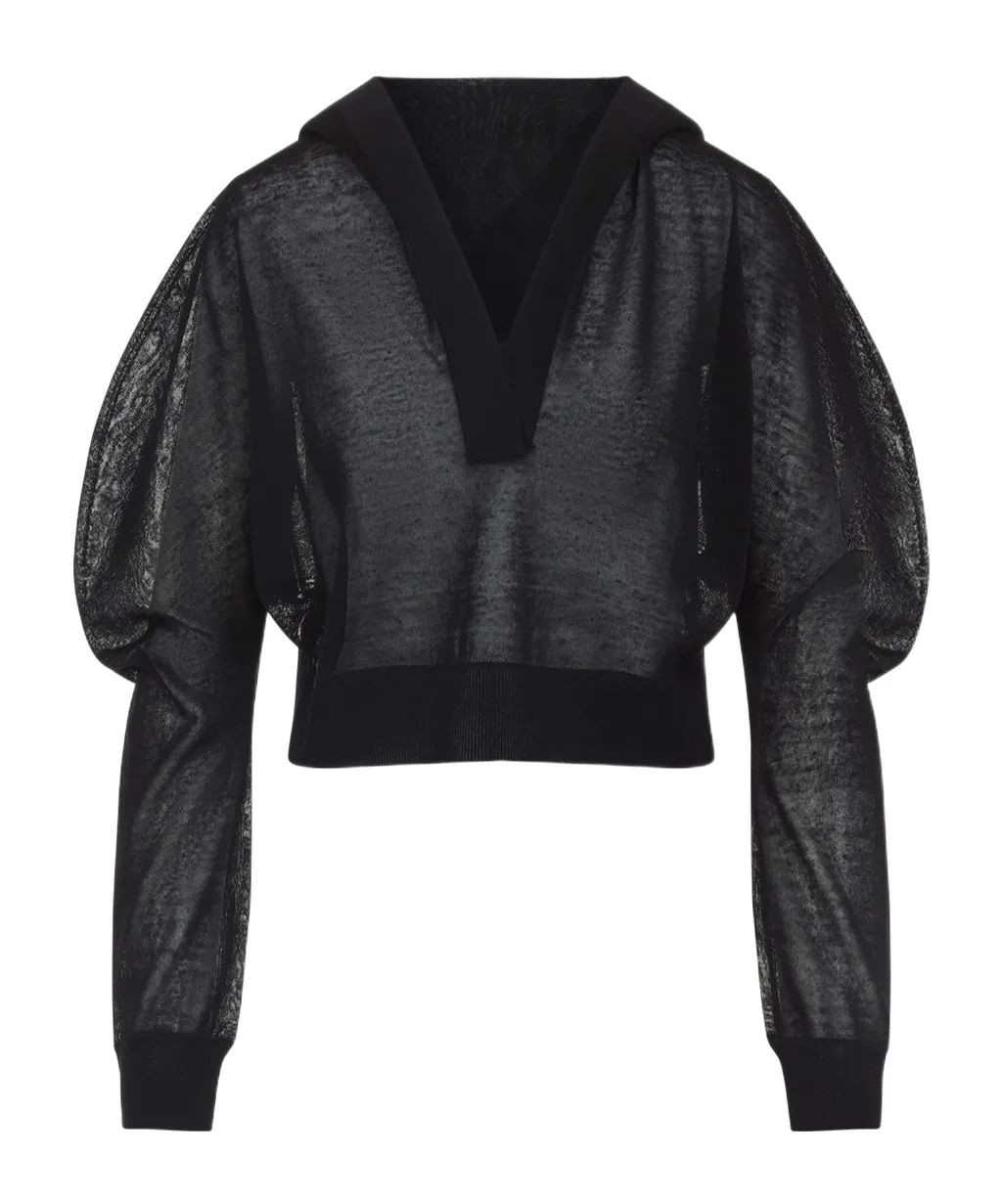 V-Neck Long-Sleeve Top