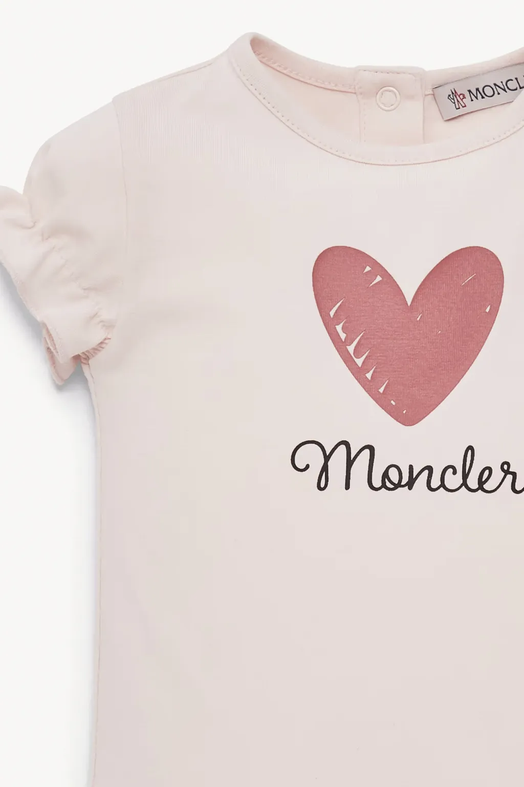 Heart Motif Cotton T-Shirt