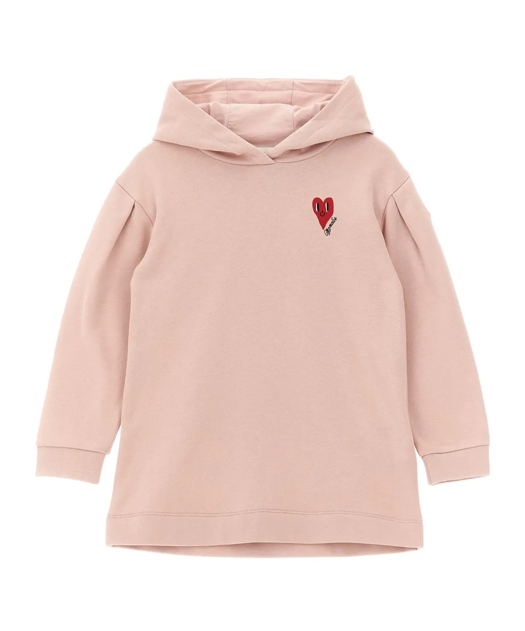 Moncler Enfant Logo Patch Hooded Dress