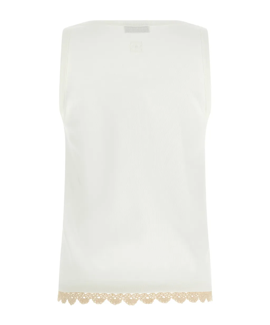 Magda Butrym Lace Detail Tank Top