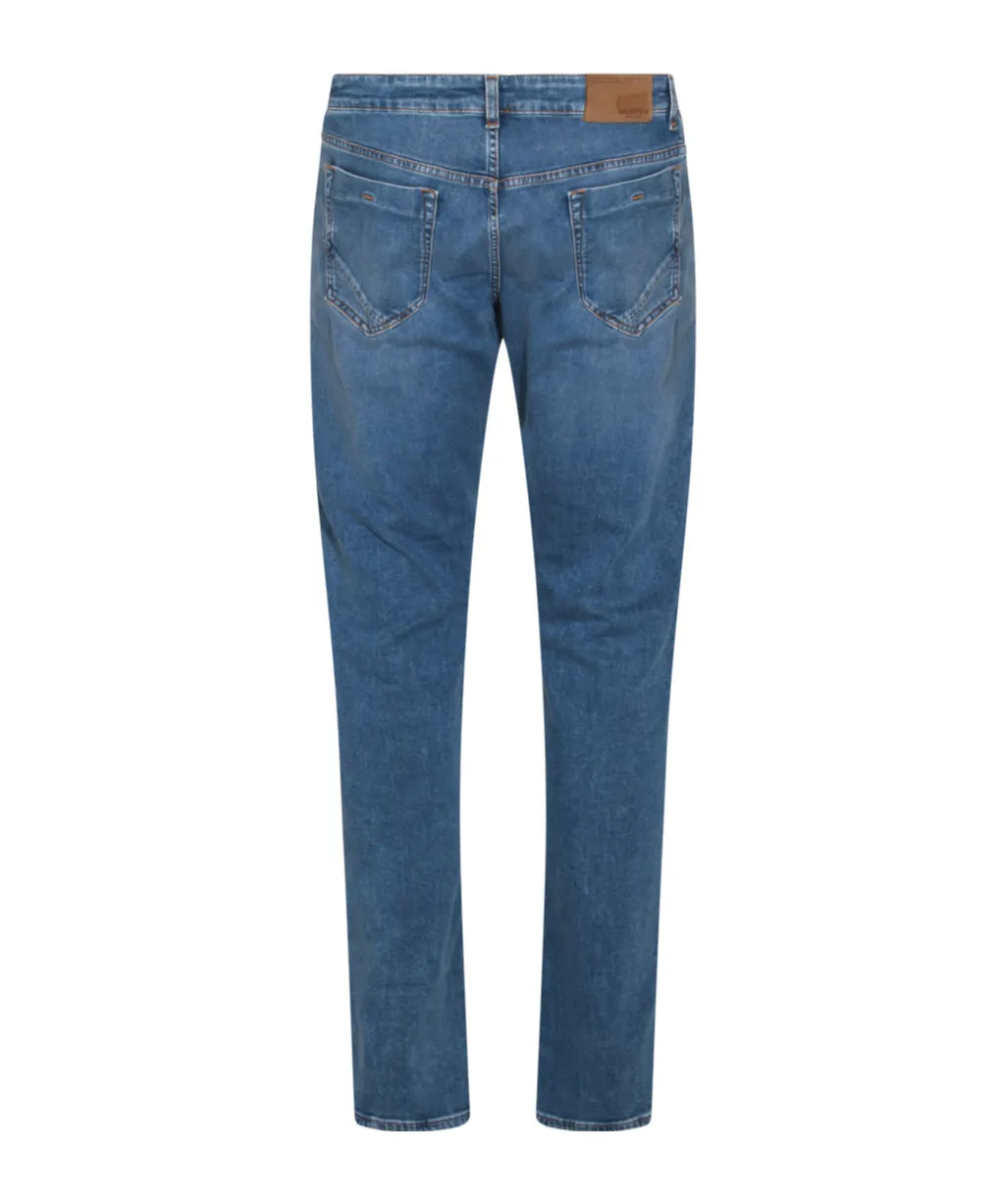 Incotex Blue Division Logo Patch Slim-Fit Jeans