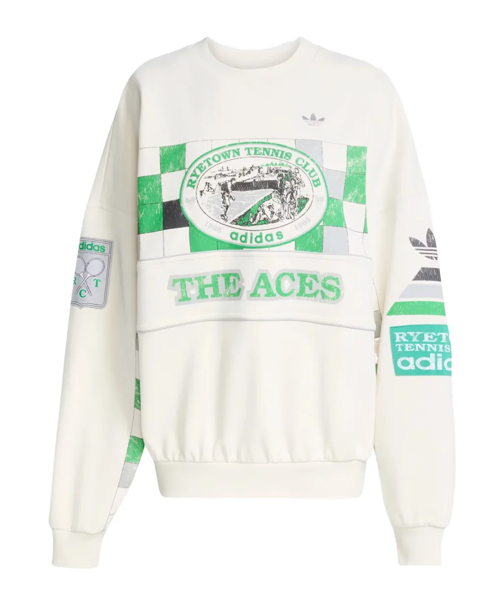 Checkers-Print Sweatshirt