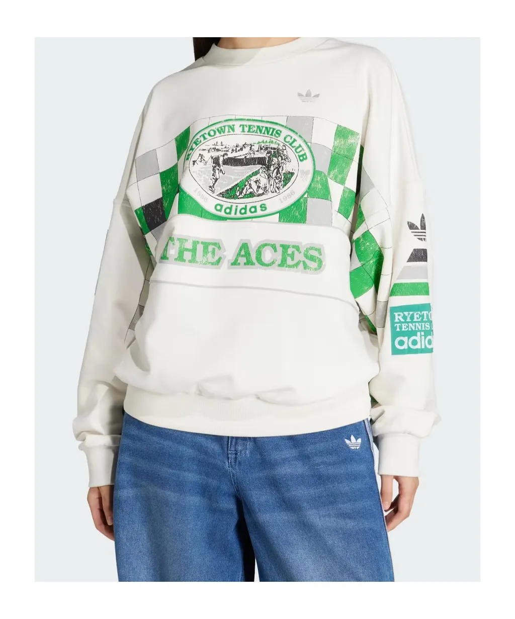Checkers-Print Sweatshirt