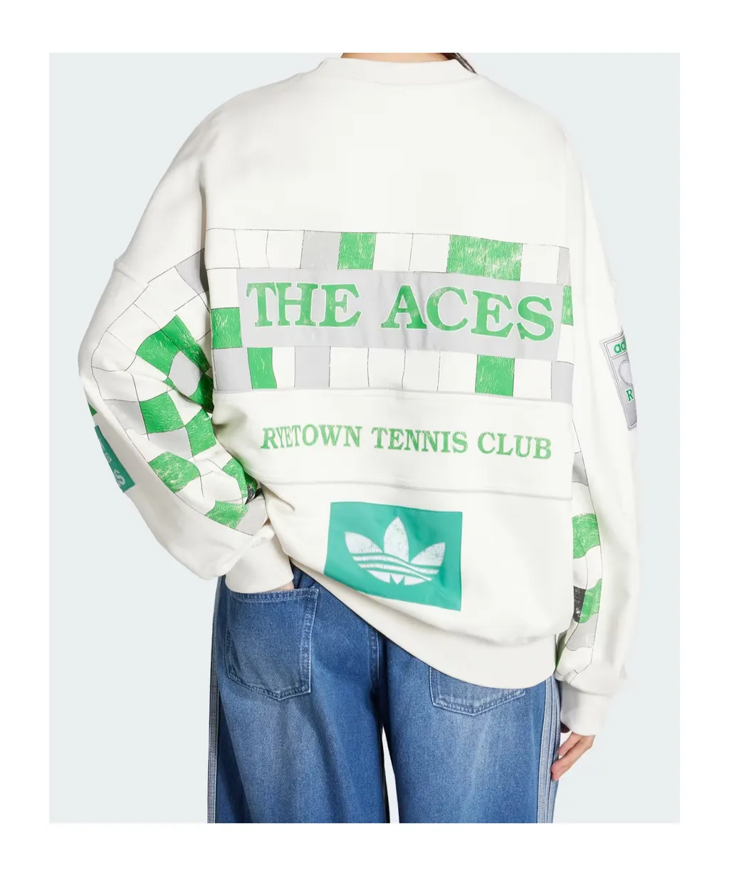 Checkers-Print Sweatshirt