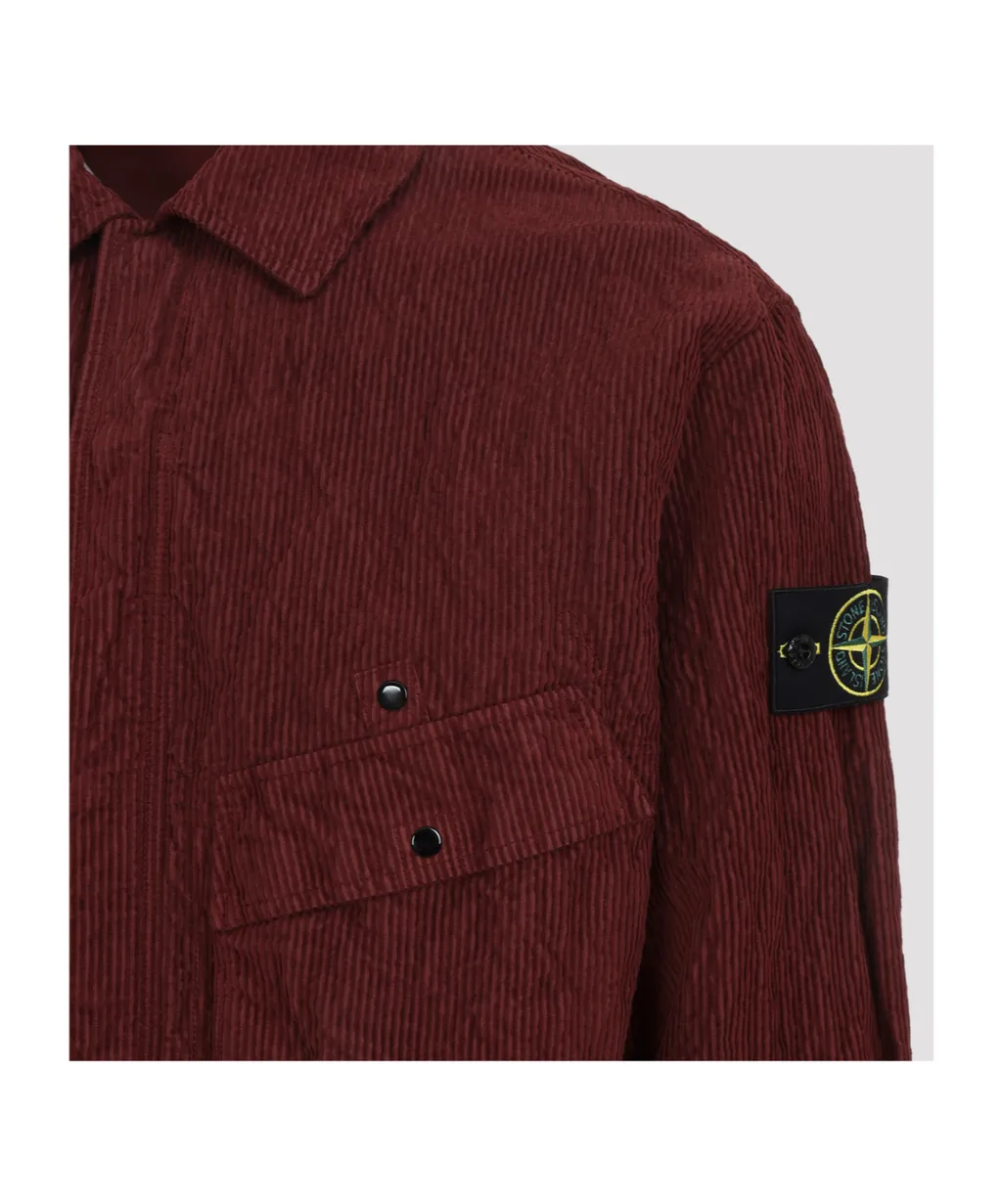 Corduroy Patch-Pocket Shirt