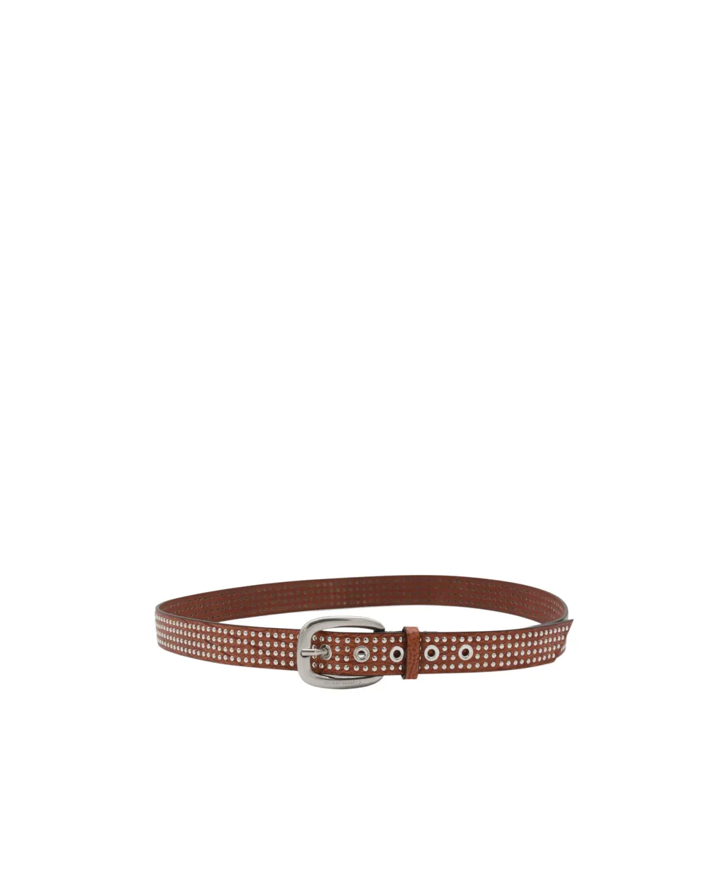 Studded Leather Belt