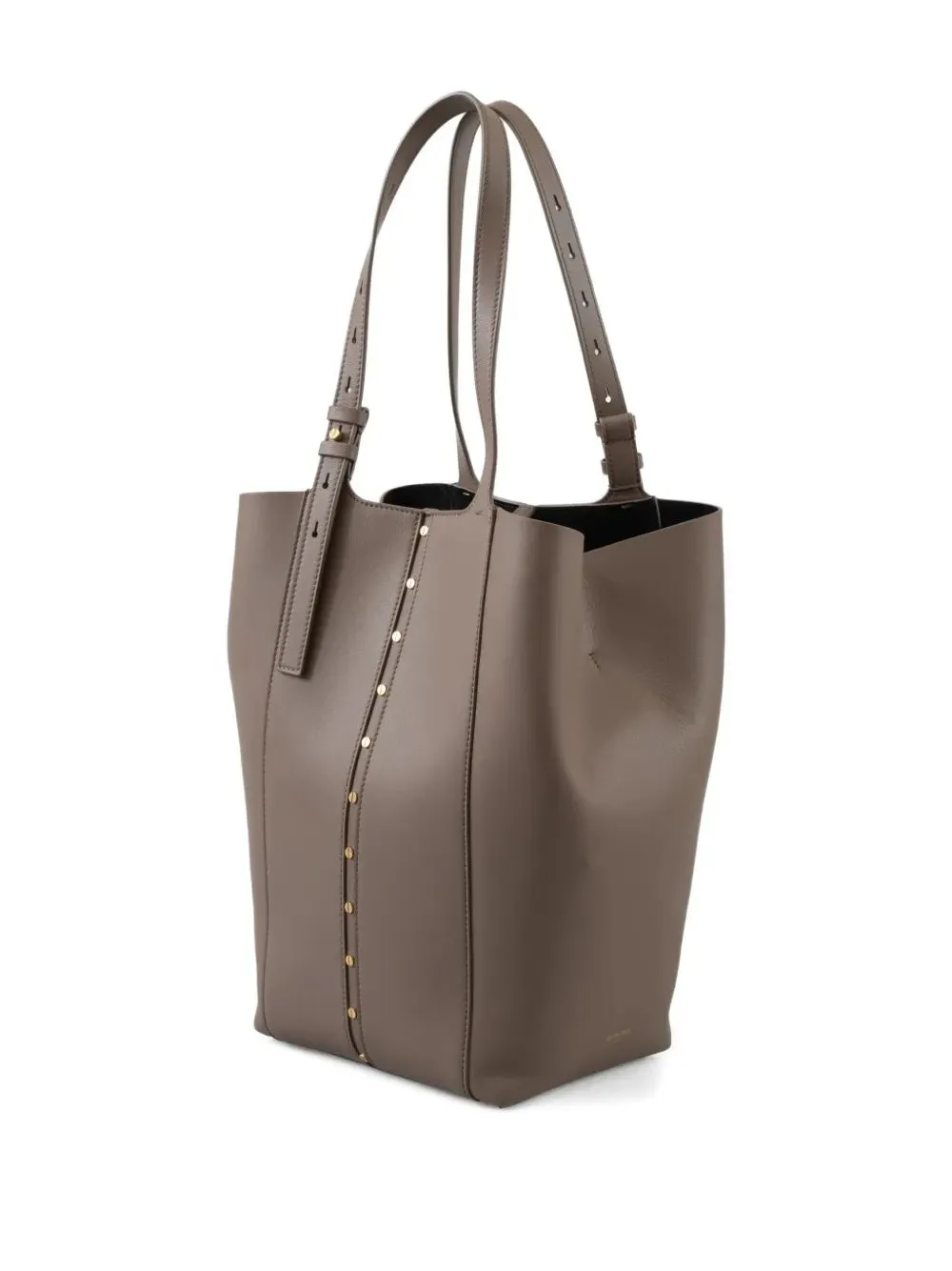 Studded Leather Tote Bag