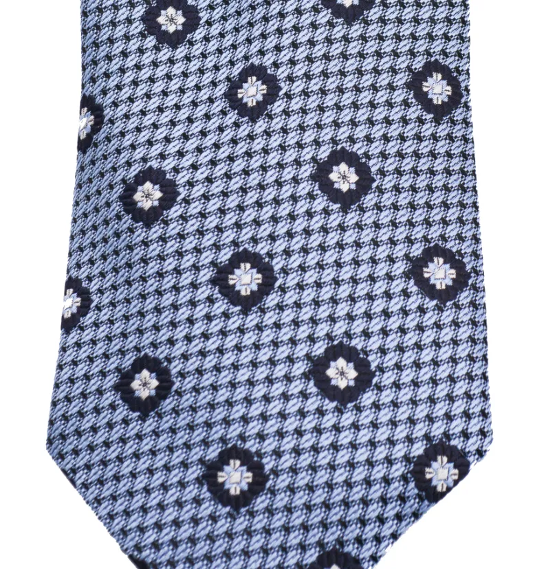 Zegna Floral Jacquard Pointed Tip Tie
