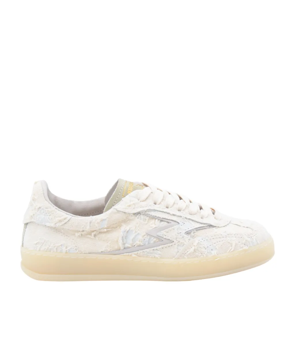 Moaconcept Distressed Lace-Up Sneakers
