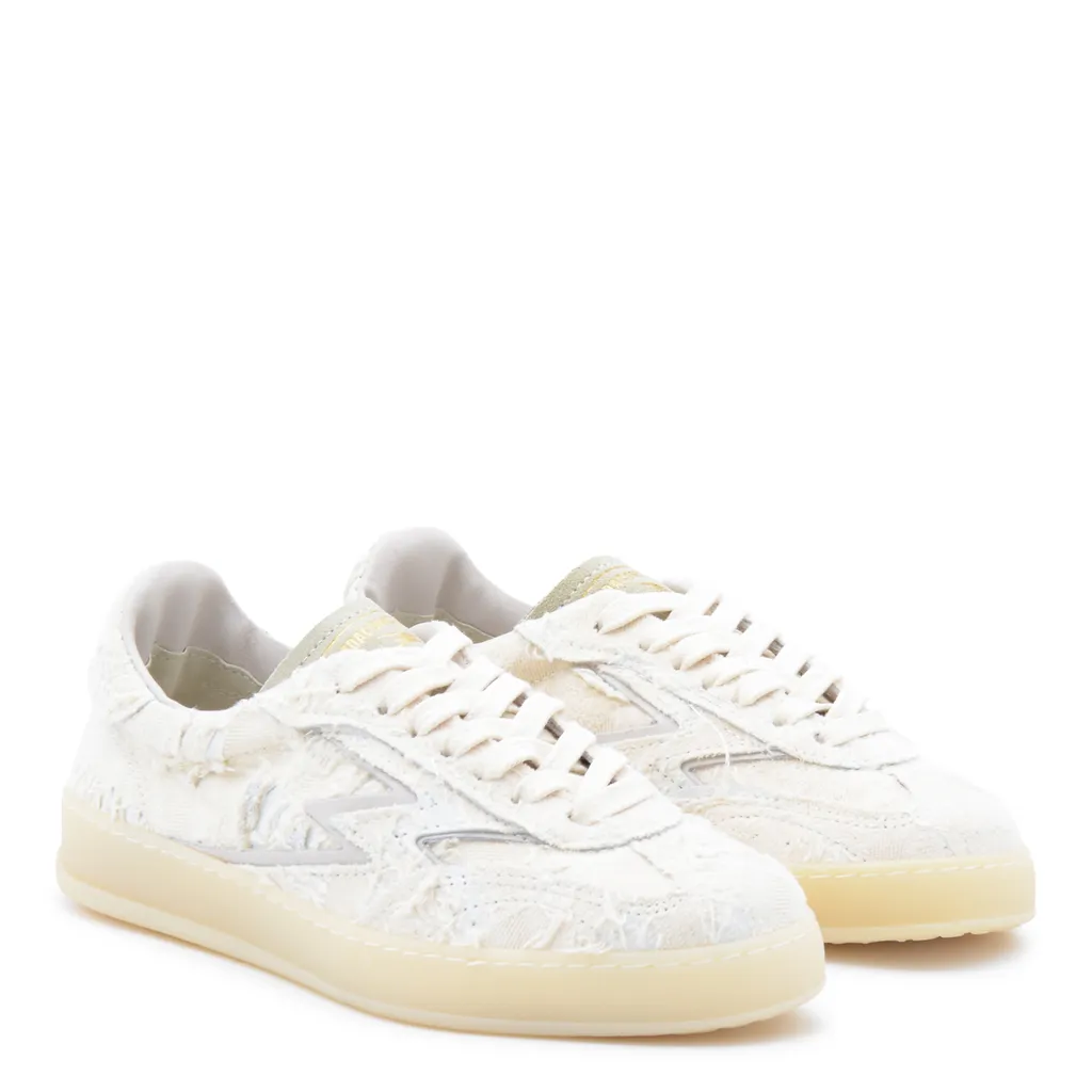 Moaconcept Distressed Lace-Up Sneakers