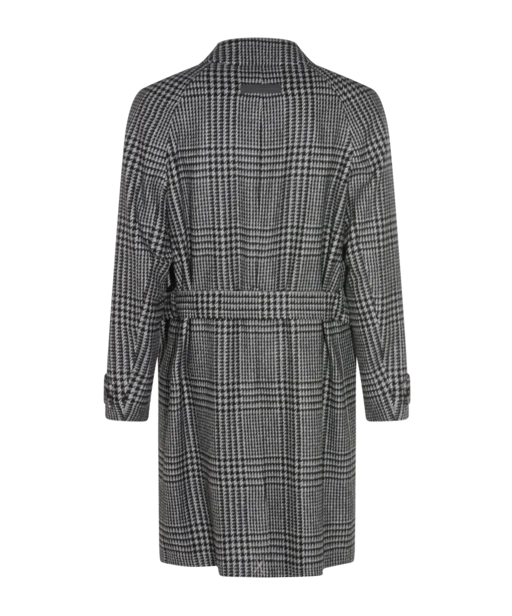 Zegna Belted Checked Coat