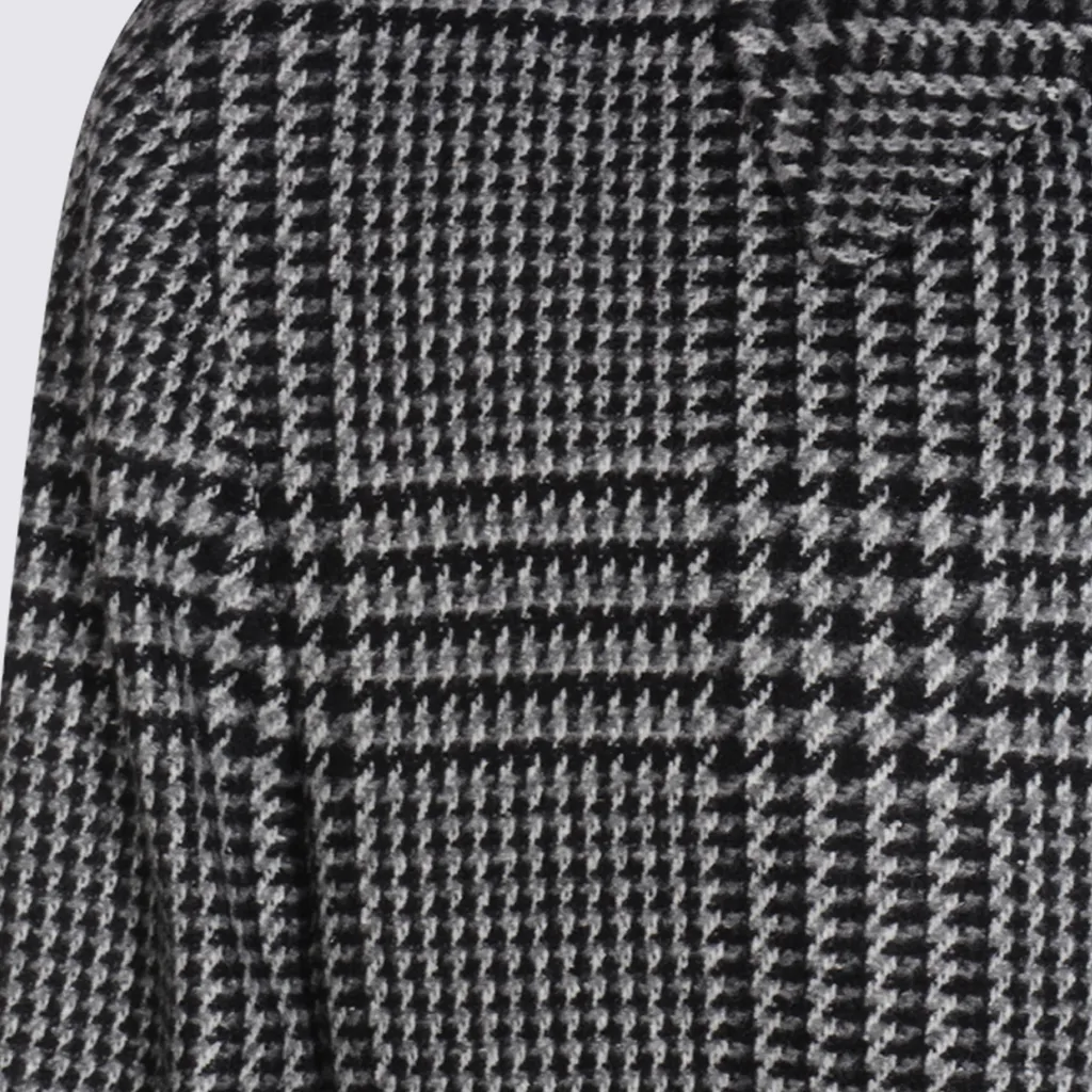Zegna Belted Checked Coat