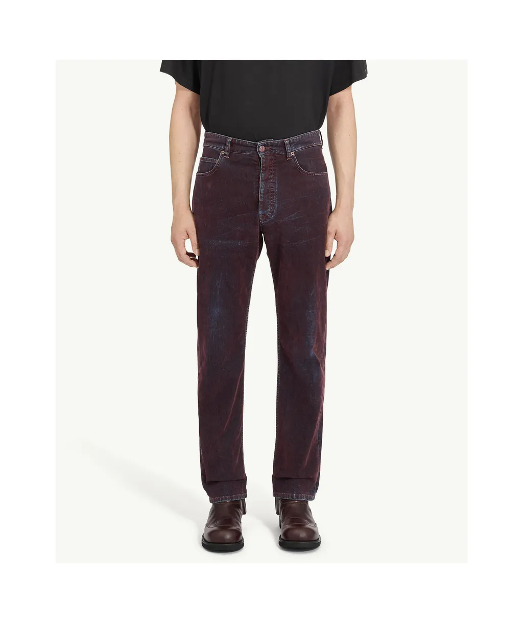 Mm6 Maison Margiela Straight Leg Faded Jeans