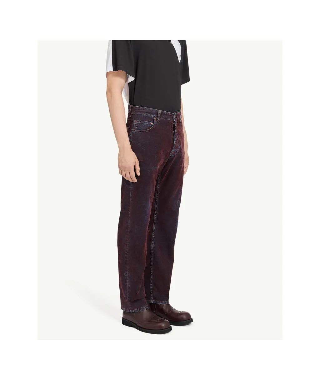 Mm6 Maison Margiela Straight Leg Faded Jeans