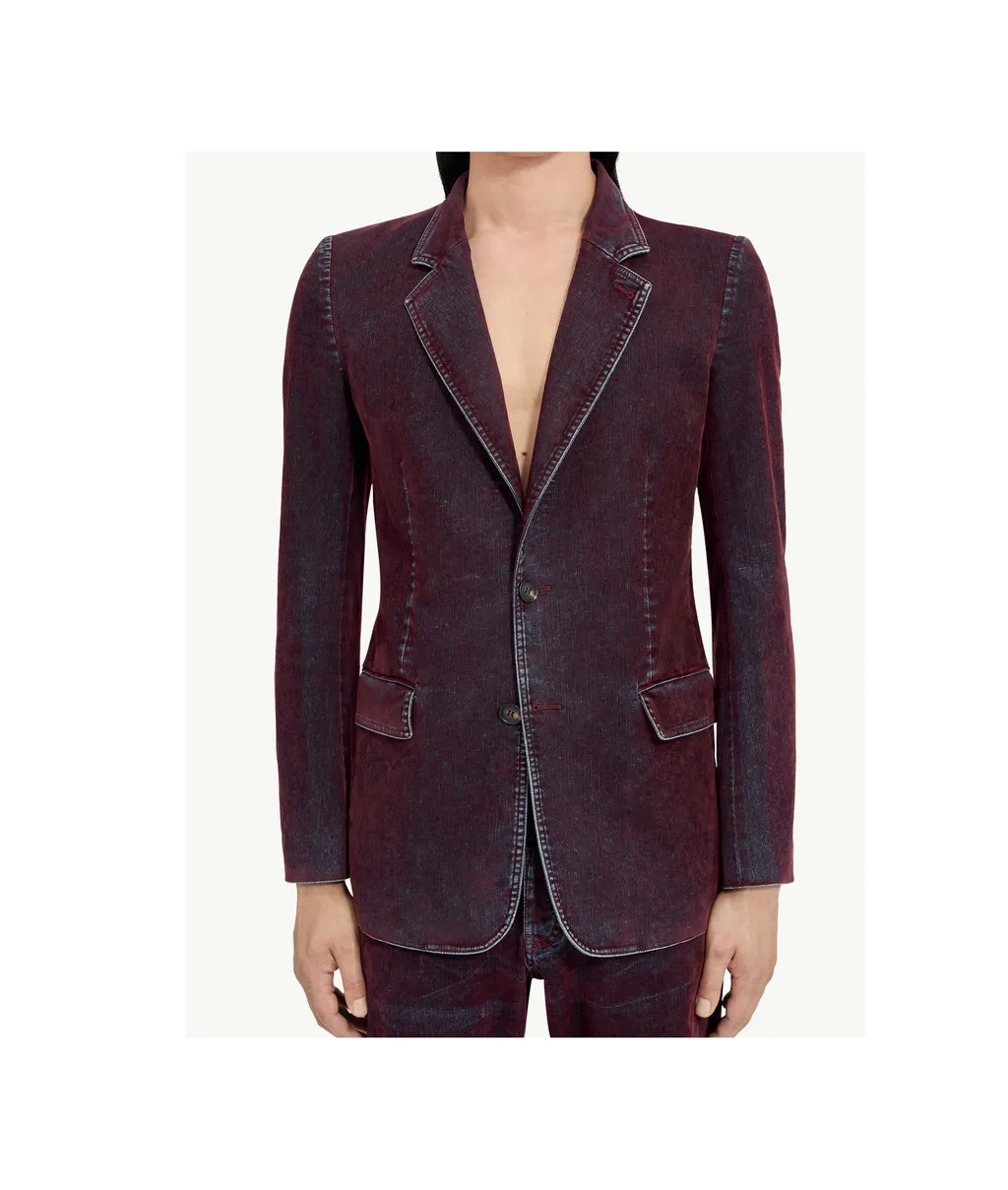 Mm6 Maison Margiela Single-Breasted Denim Blazer