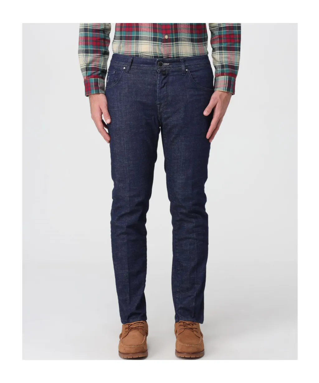 Jacob Cohen Logo Patch Slim Jeans