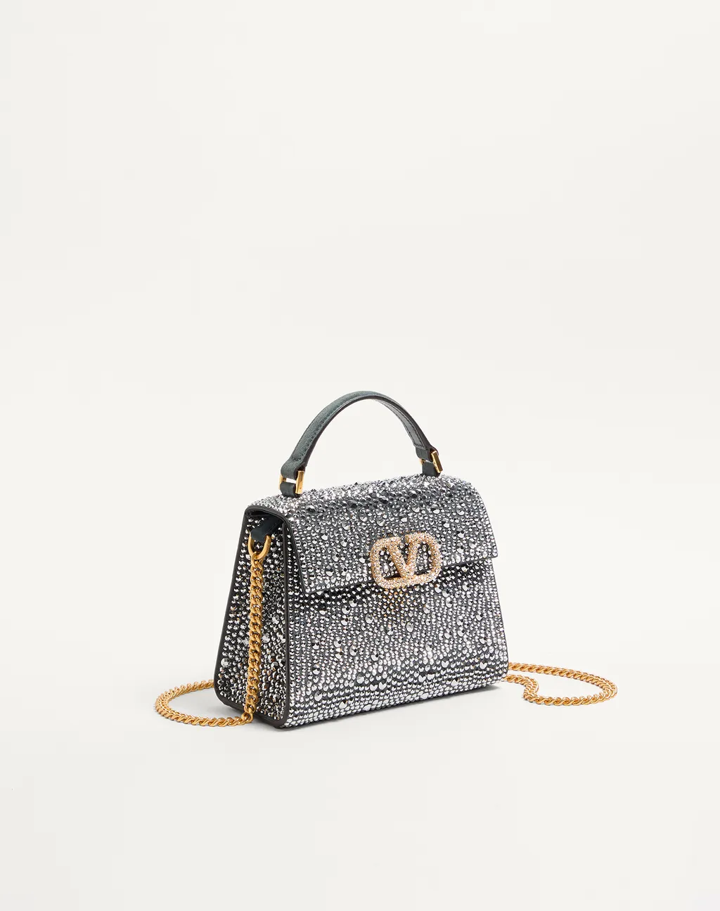 Valentino Vsling Vlogo Signature Embellished Mini Shoulder Bag