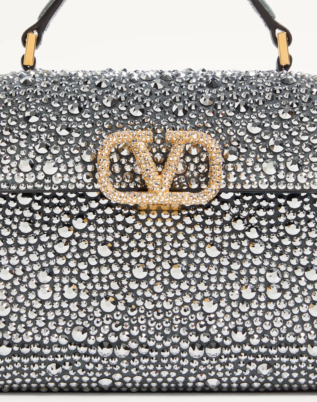 Valentino Vsling Vlogo Signature Embellished Mini Shoulder Bag