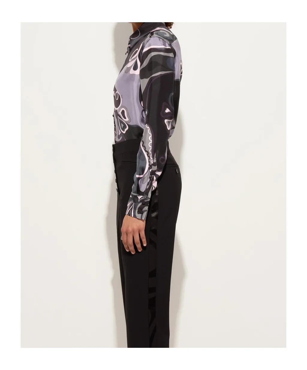 Pucci Orchidee Printed Twill Shirt