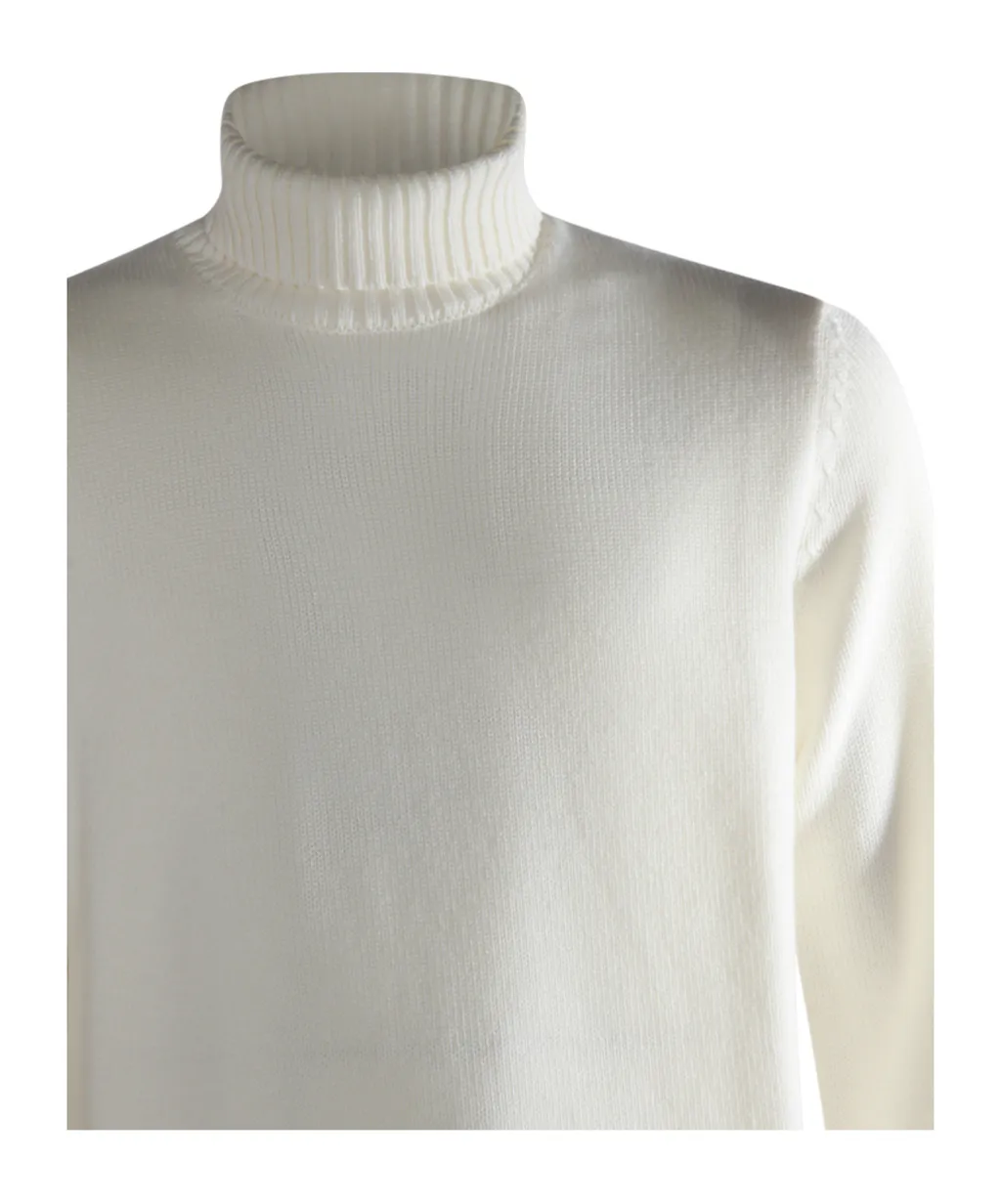 Zanone Ribbed Turtleneck Knitwear